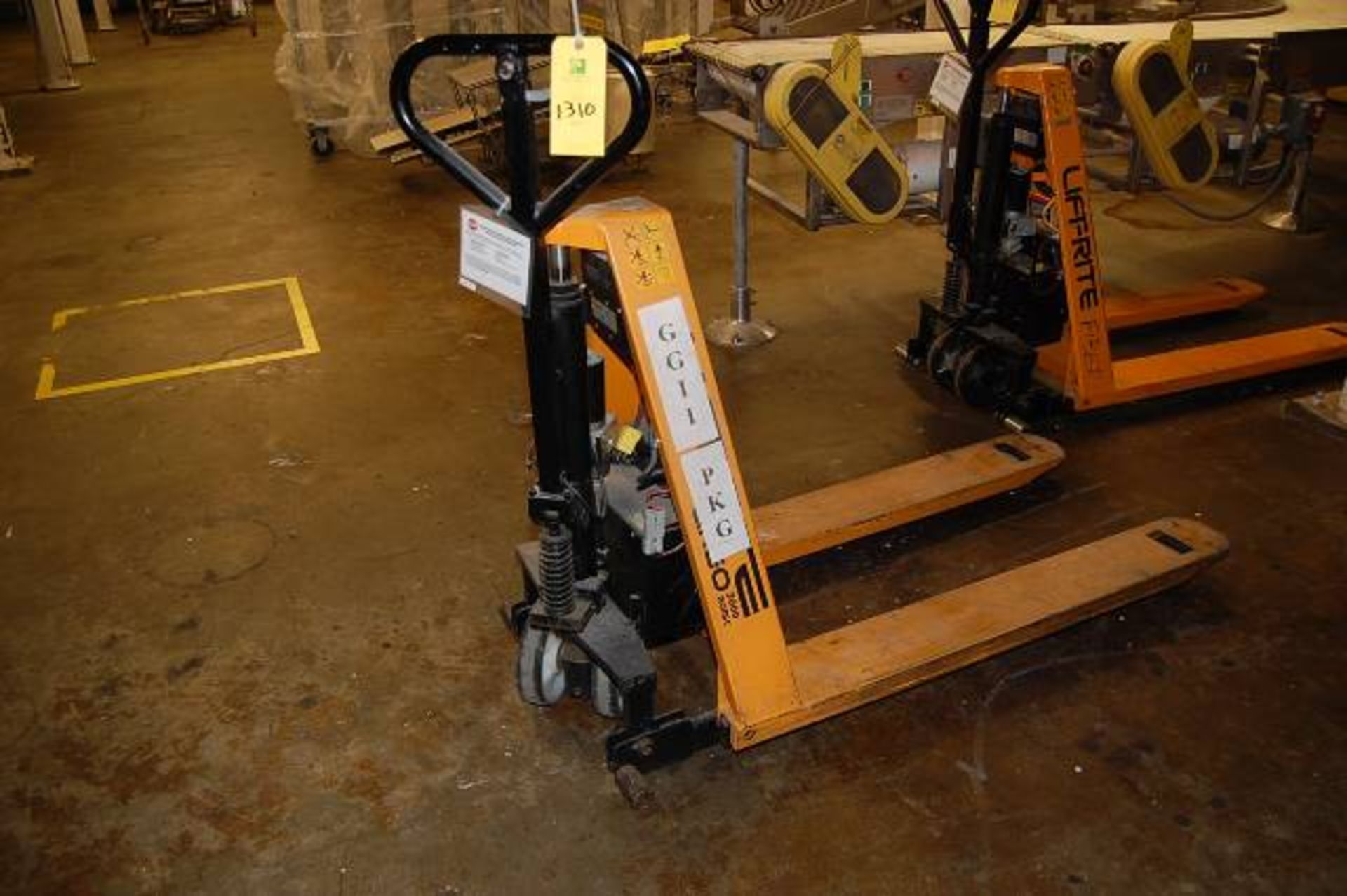 Lift-Rite Model #RG30E Electric Pallet Jack, Rated 3000 lbs./12 Volt Battery