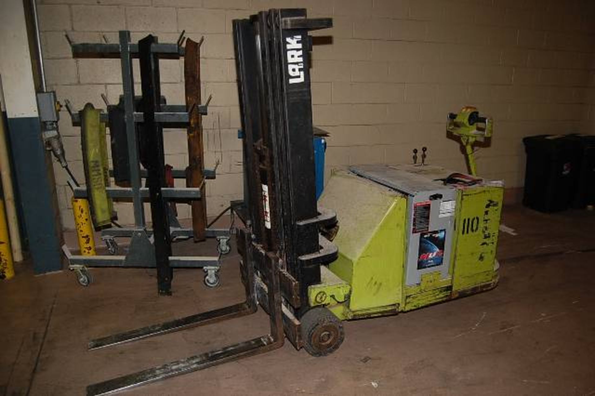 Clark Model #ST30B Walkie Stacker Powerworker Electrric Fork Lift, 24 Volt, Rated 3000 lb. Capacity, - Image 2 of 2