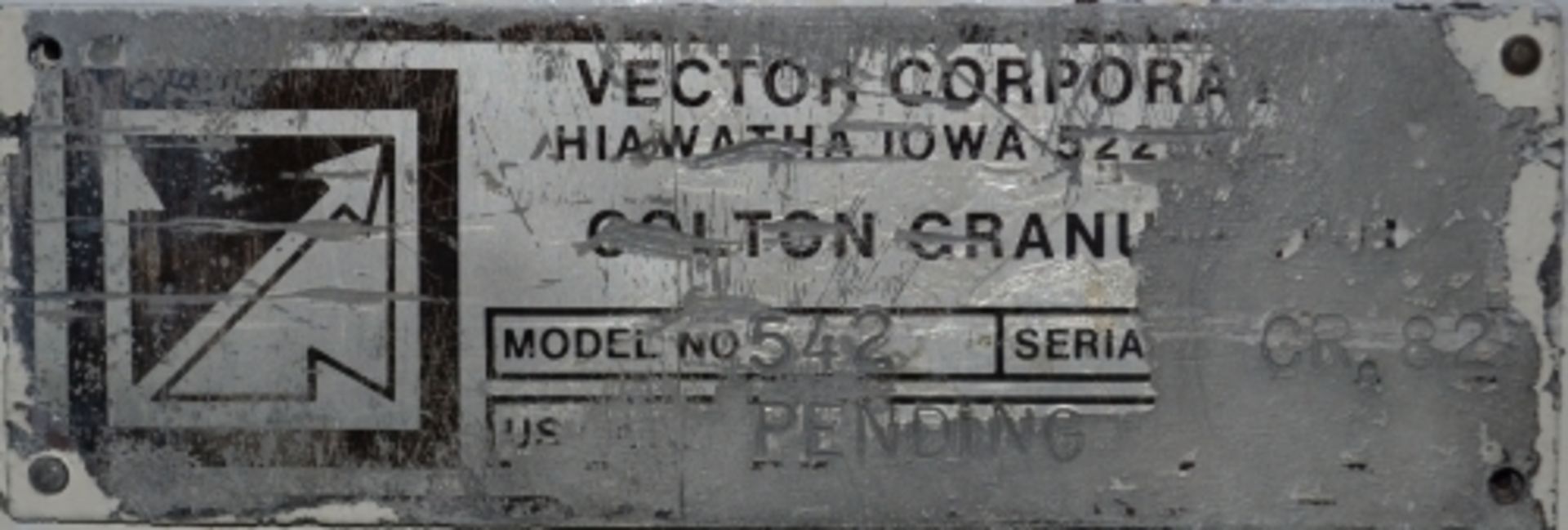 Vector corporation lump breaker, model 542, serial number CR82, 12” wide x 21” long x 5” deep feed - Image 4 of 4