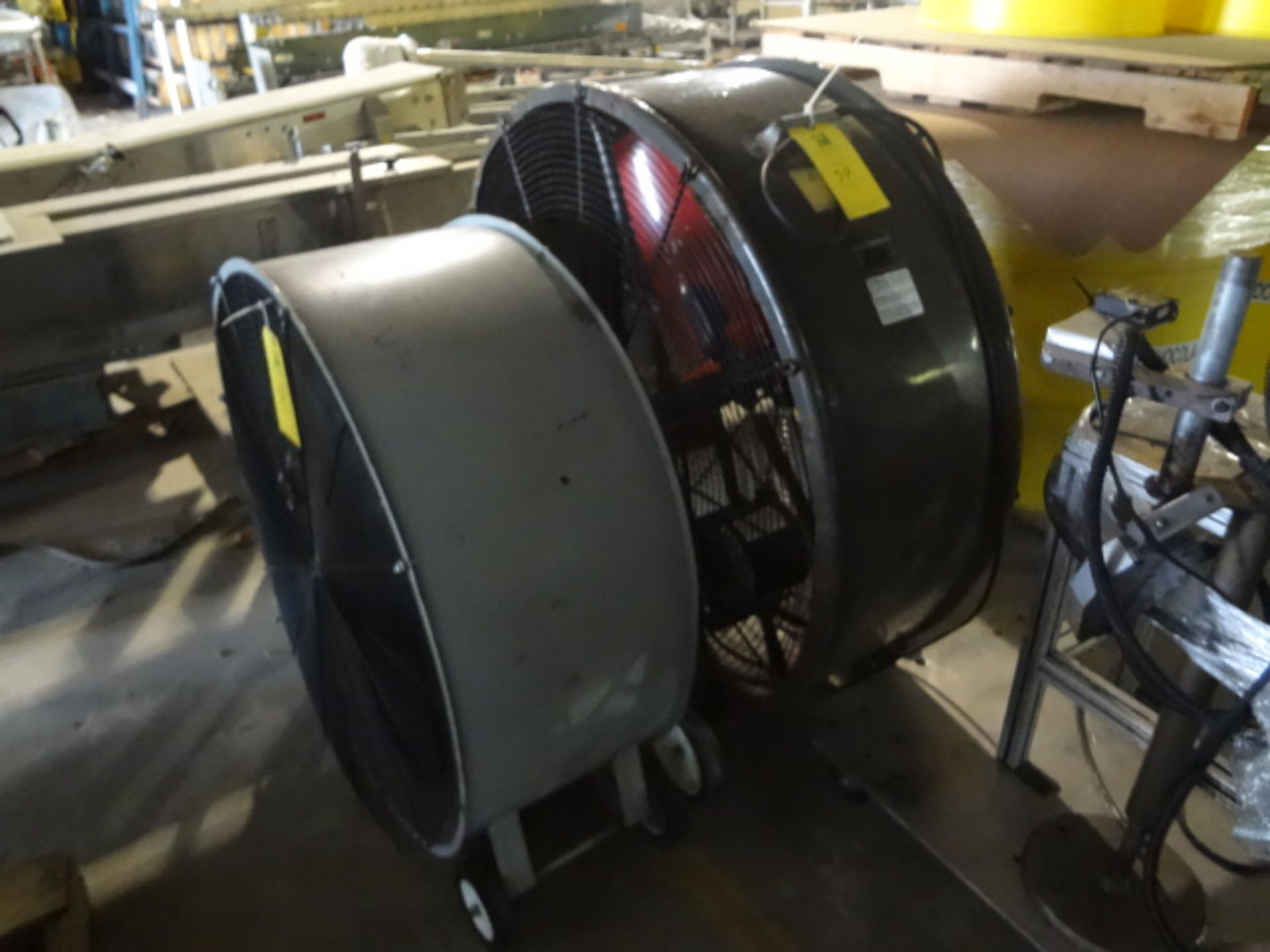 Qty. (2) Floor Fans, 1 - 20 in. Dia., 1 - 30 in. Dia., LOCATED IN WENONA, IL, LOADING FEE $20