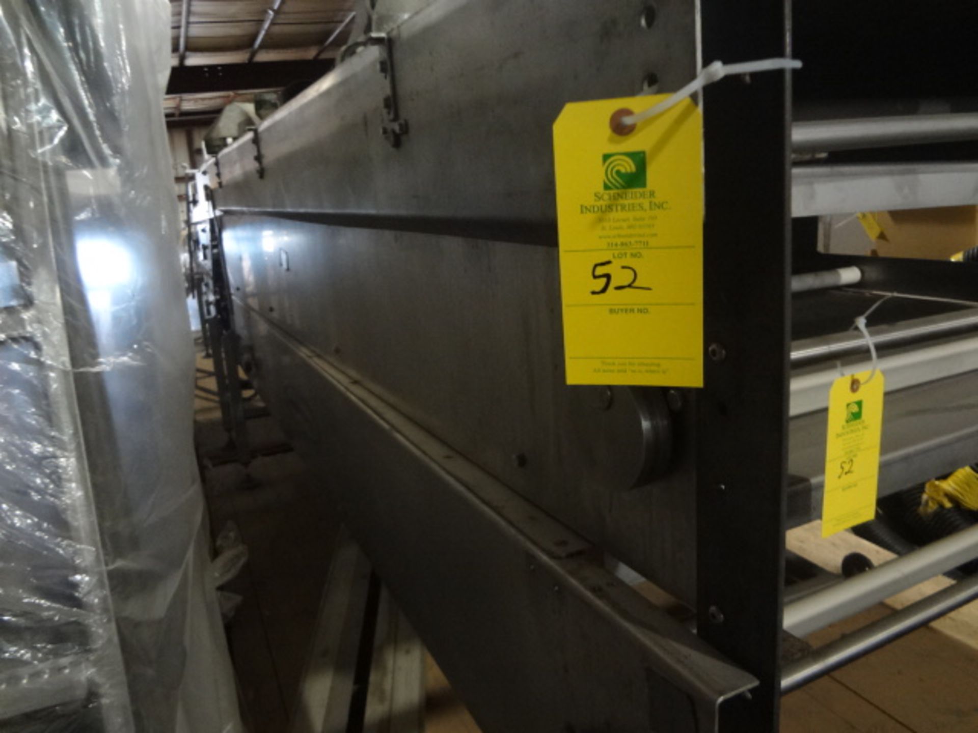 Pack Off Conveyor, 60 in. x 120 ft. l., Disassembled in 12 Sections with Ends Terminal, LOCATED IN - Image 2 of 4