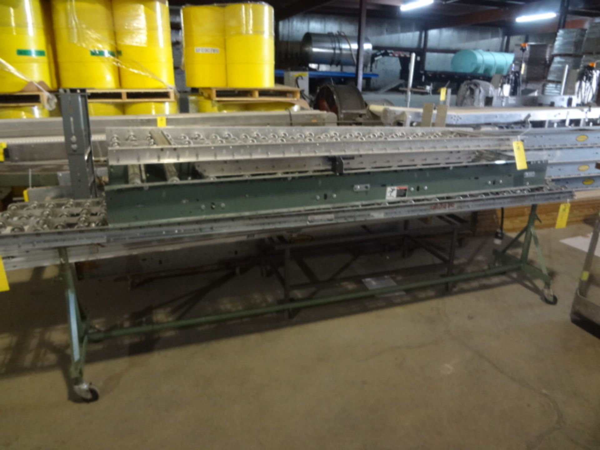 Qty. (10) Hytrol Conveyors Powered Skate Conveyors, One Pallet of Legs, LOCATED IN WENONA, IL, LOADI - Image 2 of 2