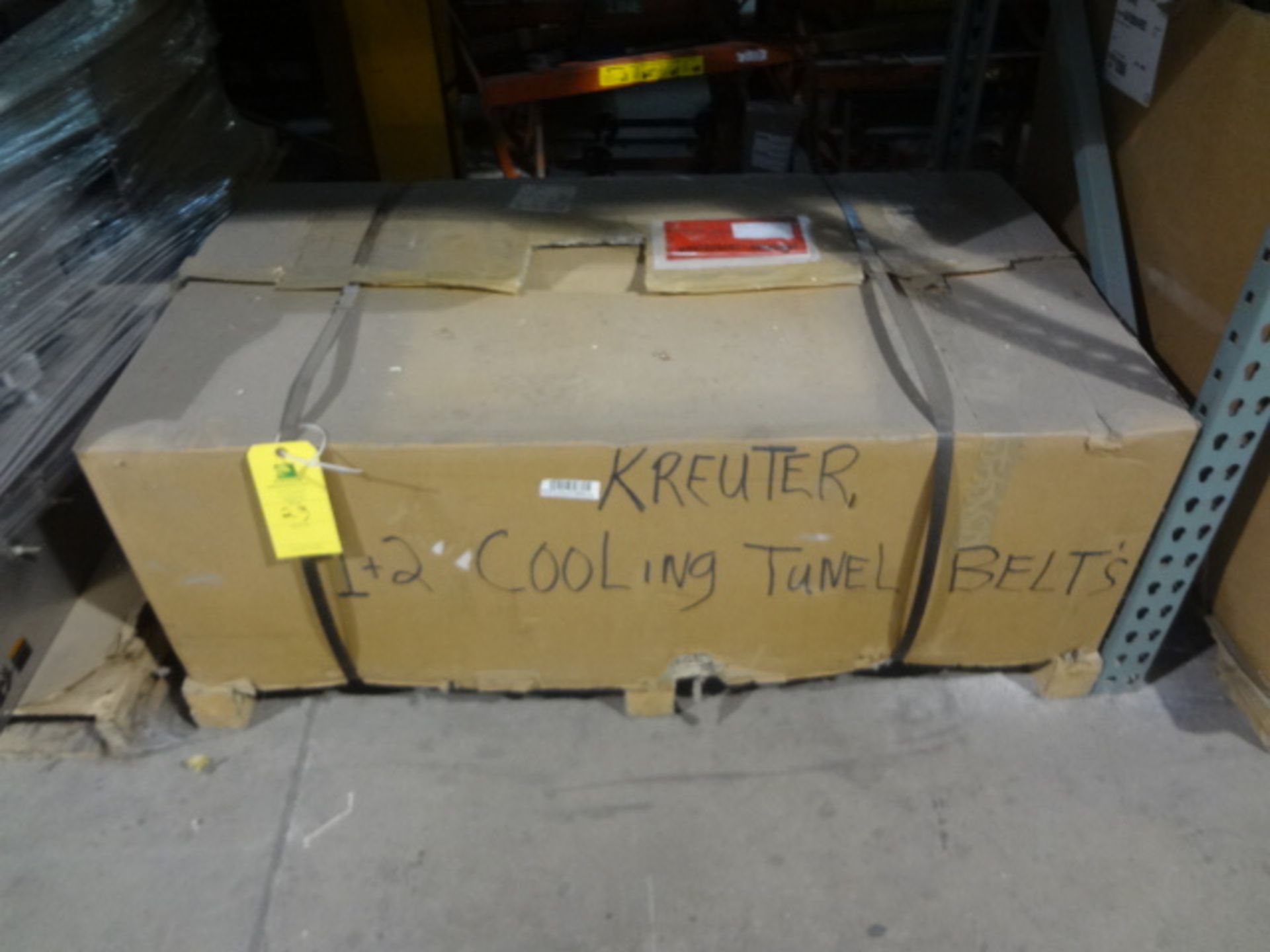 Kreuter Cooling Belts, 50 in. w., (2) Rolls Approx. 400 ft., Unused, LOCATED IN WENONA, IL, LOADING