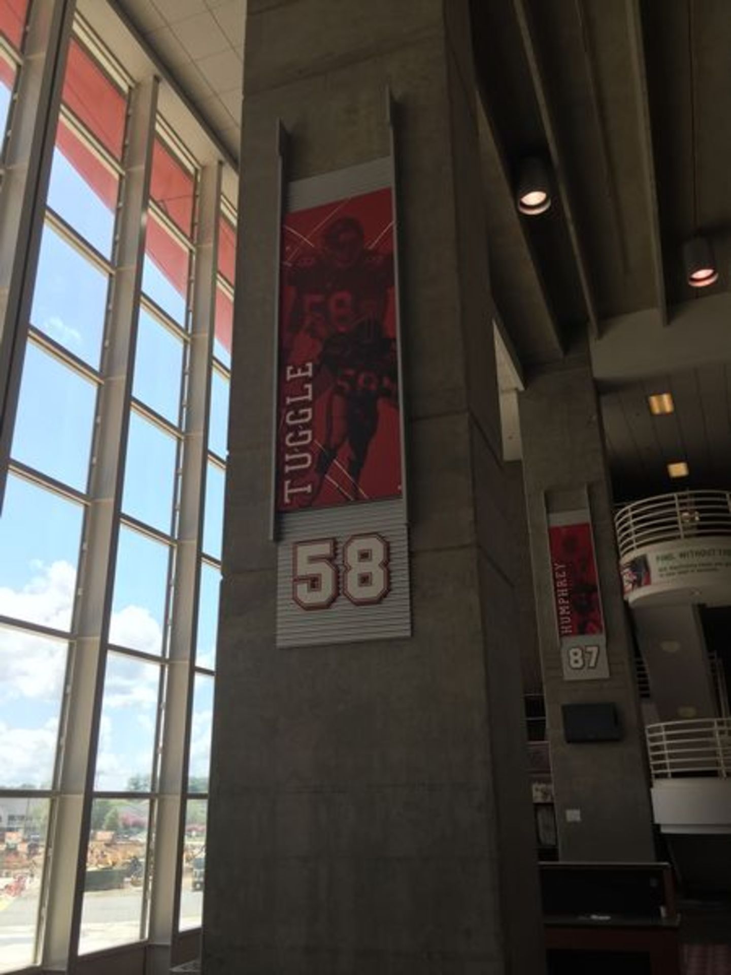 Tuggle Ring of Honor Poster from Concourse / GA DOME ITEM / This item includes Georgia Dome