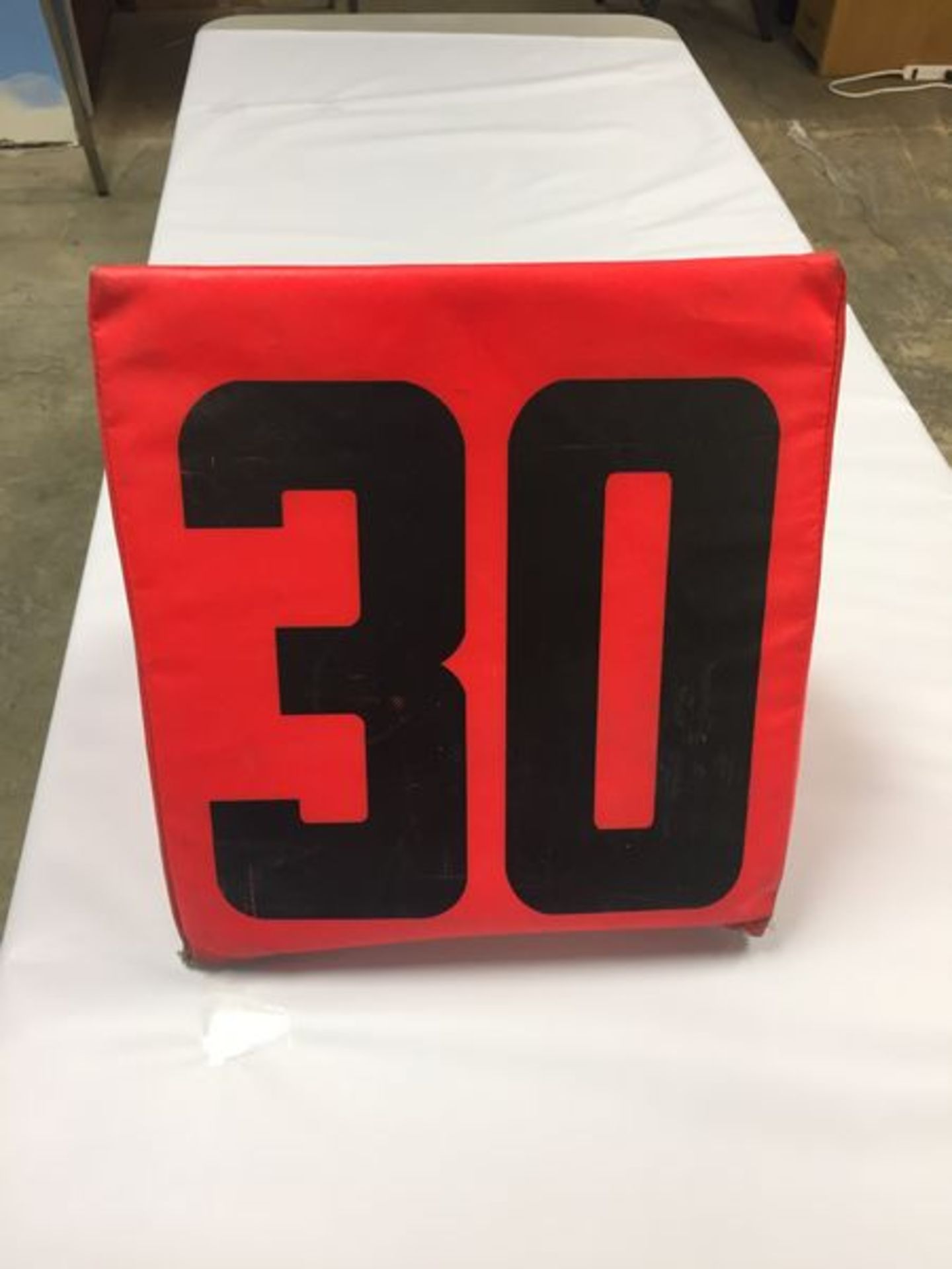30 yard"" Sideline Marker / Game-Used / This item includes Georgia Dome Authentication Tag
