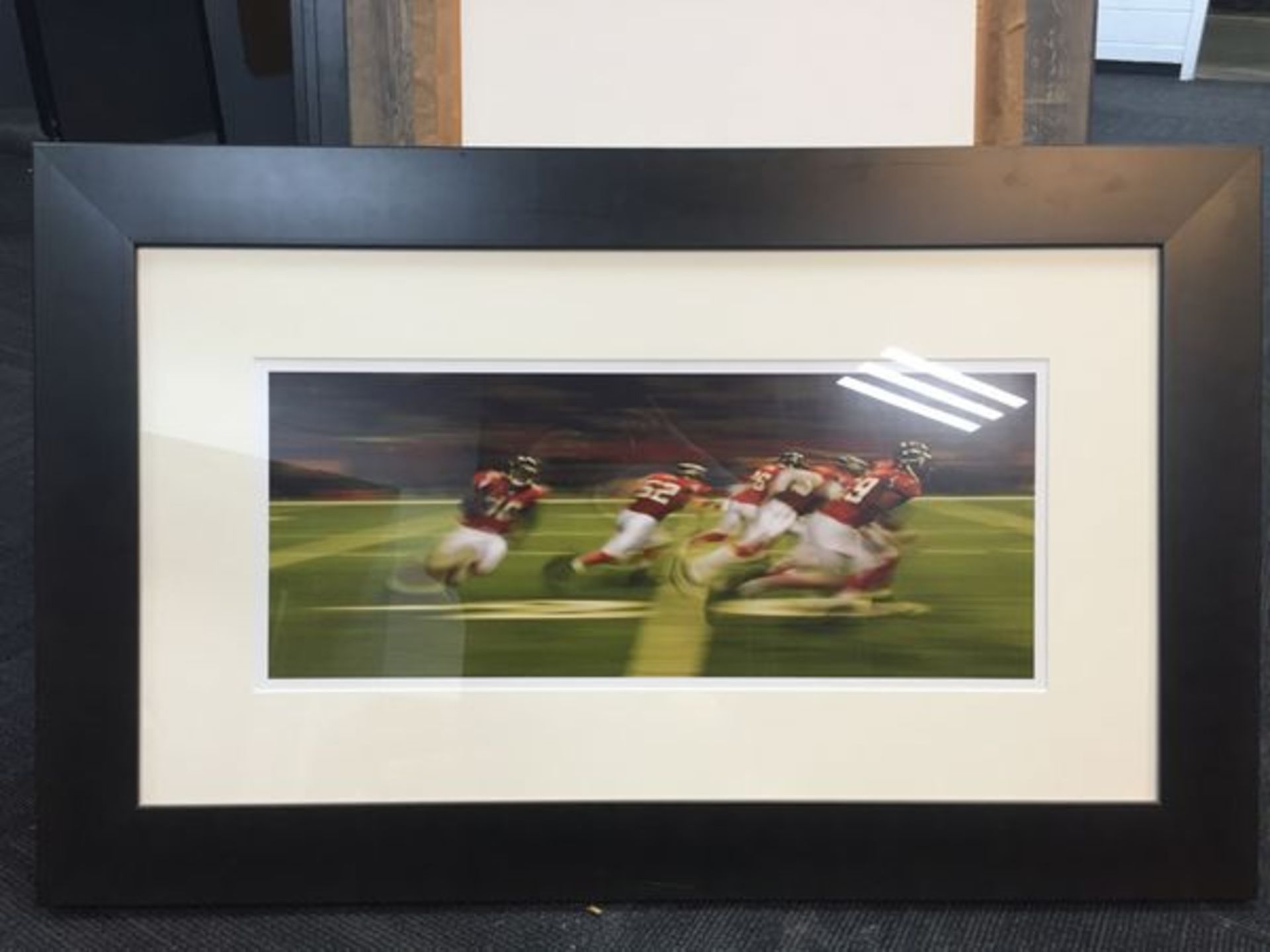 Slow Motion Sweep Picture 4 ft. x 29 inch. / GA DOME ITEM / This item includes Georgia Dome