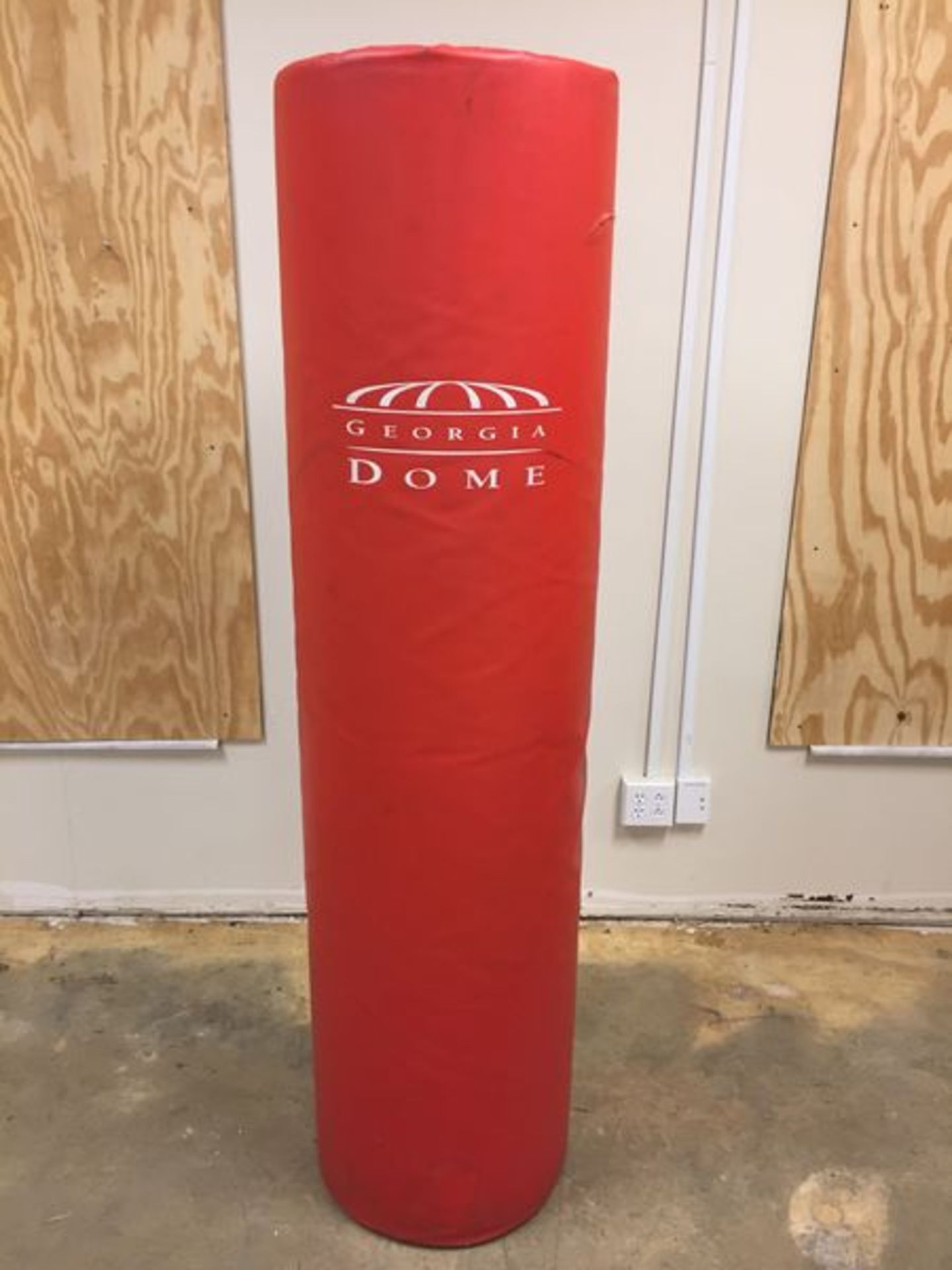 Georgia Dome"" End-Zone Wrap-Around Pole Pad / Game-Used / This item includes Georgia Dome