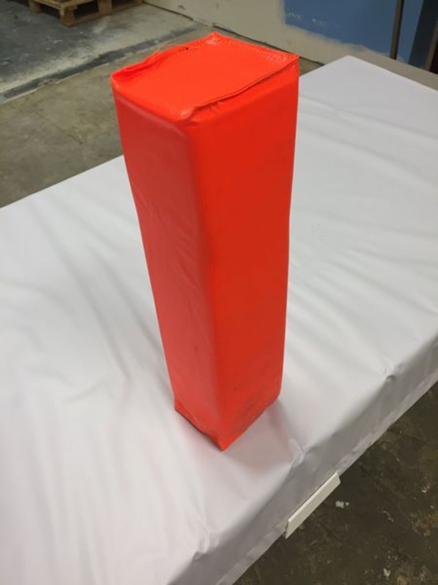 End-Zone Pylon / Game-Used / This item includes Georgia Dome Authentication Tag