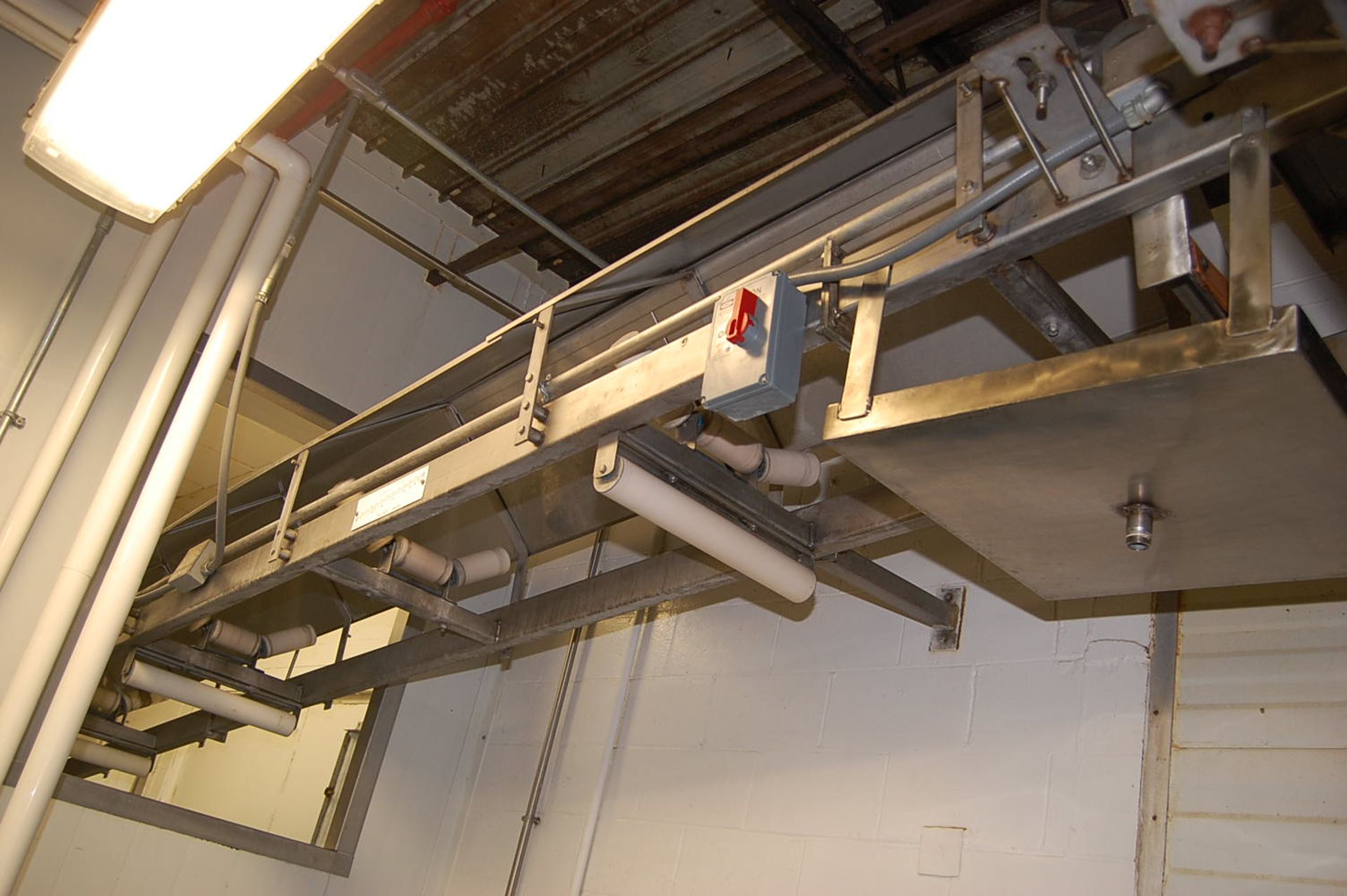 Conveyor - Motorized SS Incline Conveyor, Approx. 40 ft. Length x 20 in. Wide, 208-230/460 Volt - Image 4 of 4
