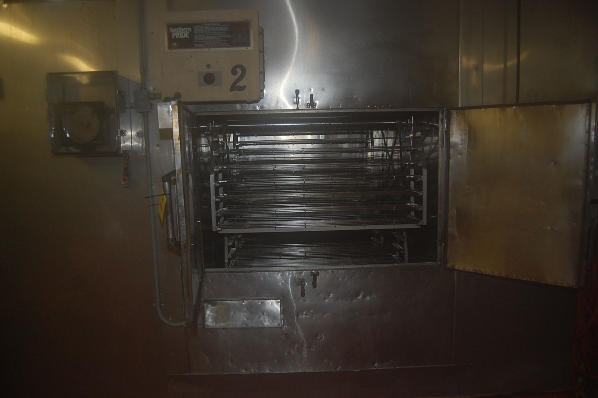 Southern Pride Smoker, Model #1500XL, 2-Door Front, Dims Approx. 5 ft. x 10 ft., RIGGING FEE: $2000 - Image 2 of 3