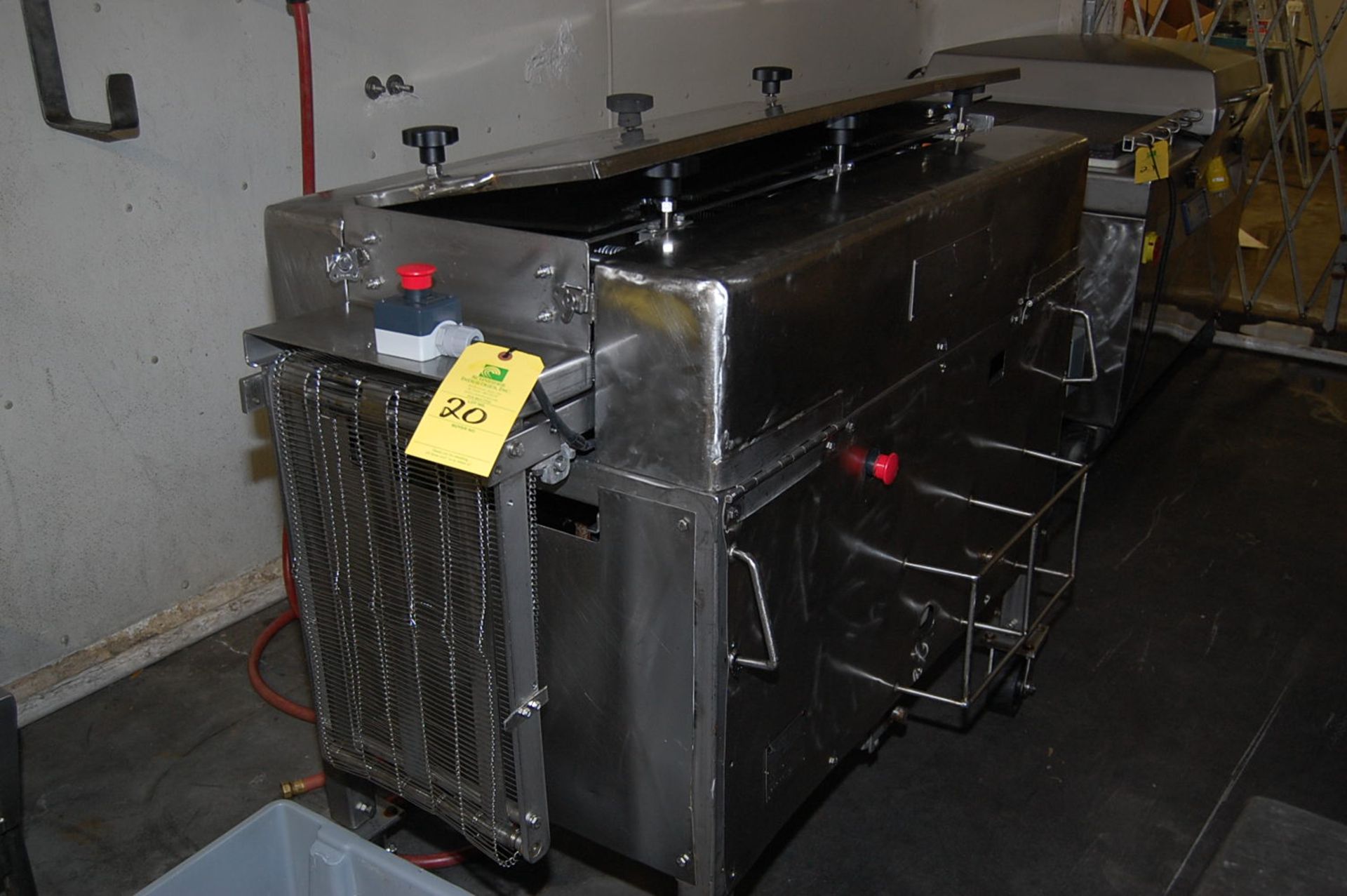 Bridge Model #CS-12 Meat Tenderizer, SN 25279-1A, Mounted on 4-Wheel Base, RIGGING FEE: $250