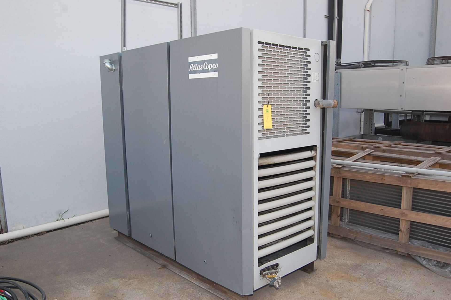 2007 Atlas Copco Type GA37Plus 50 HP Rotary Screw Air Compressor, SN AP1511581, RIGGING FEE: $250