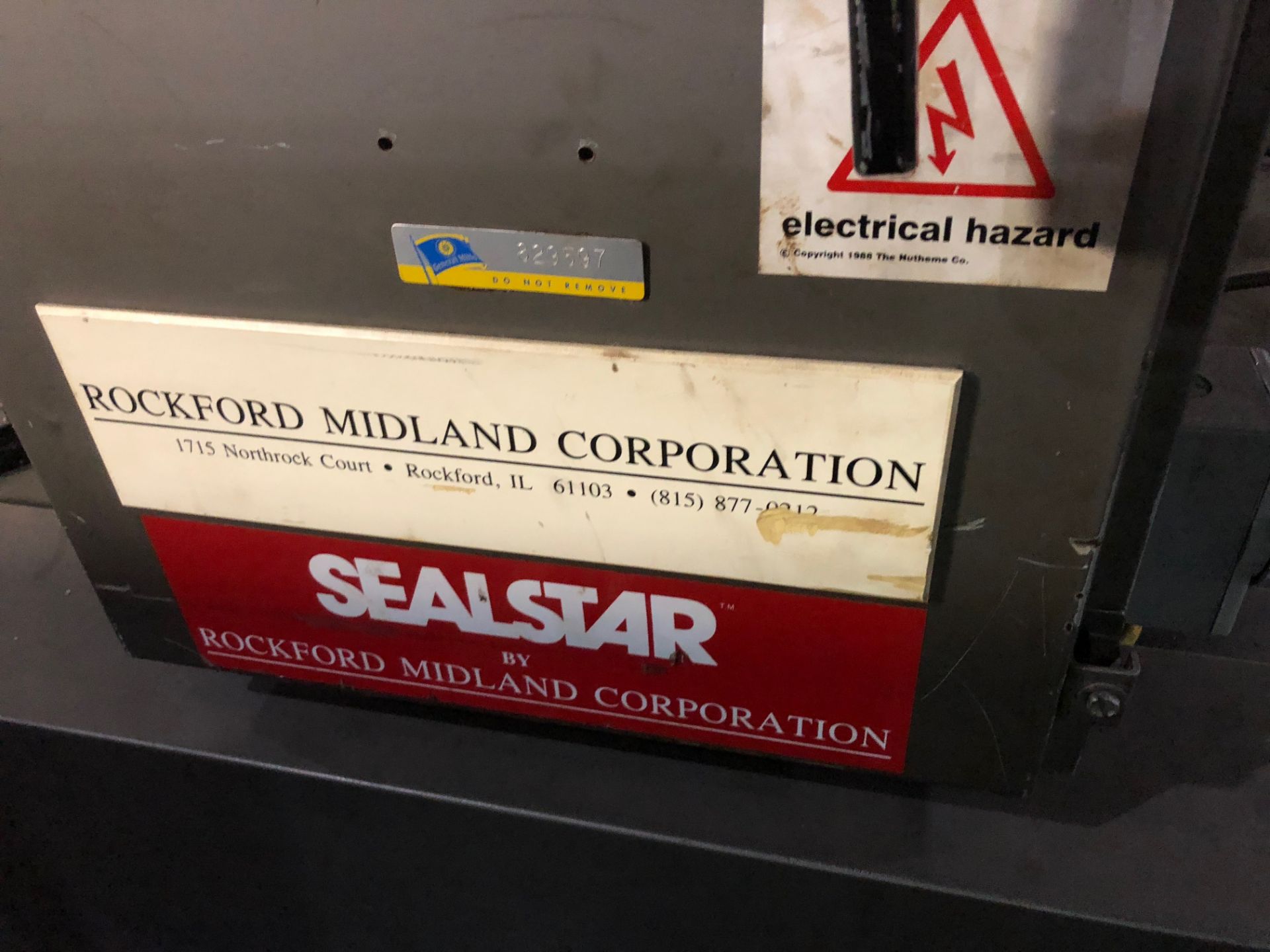 Rockford Midland Carton Sealer, Model FHHS, Serial # 11244 Rigging Fee for the item: $120 - Image 3 of 5