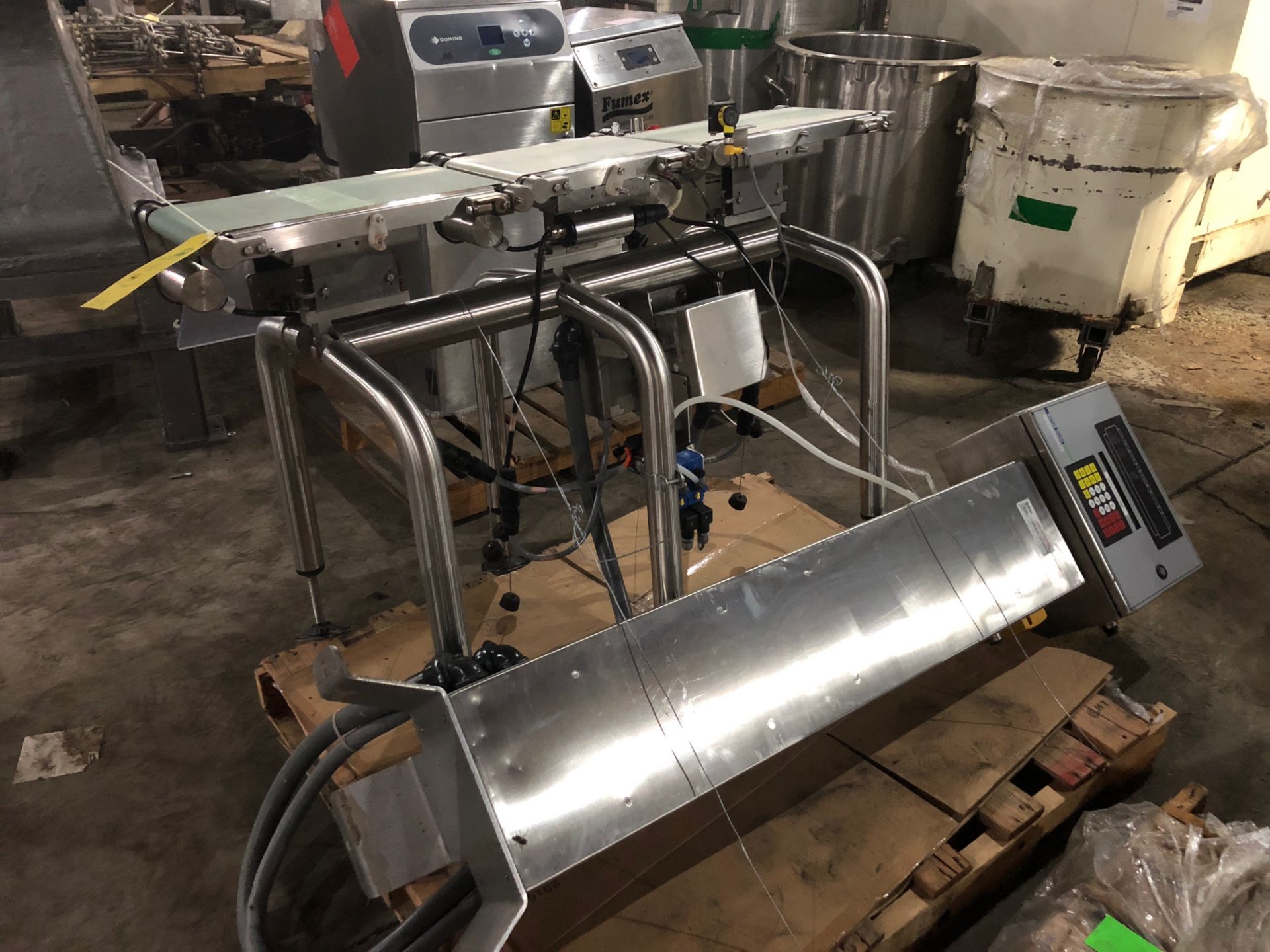 Mettler Toledo Checkweigher, Micromate 48 in. Cone x 8 in. w Rigging Fee for the item: $200