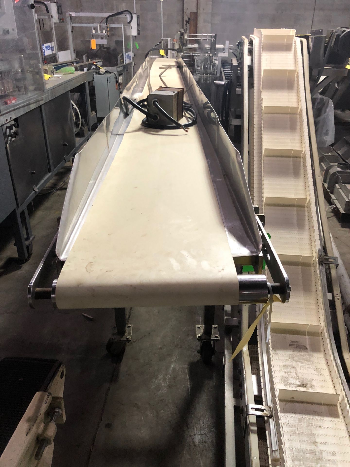 Stainless Belt Conveyor, 12 in. w x 20 ft. l Rigging Fee for the item: $60