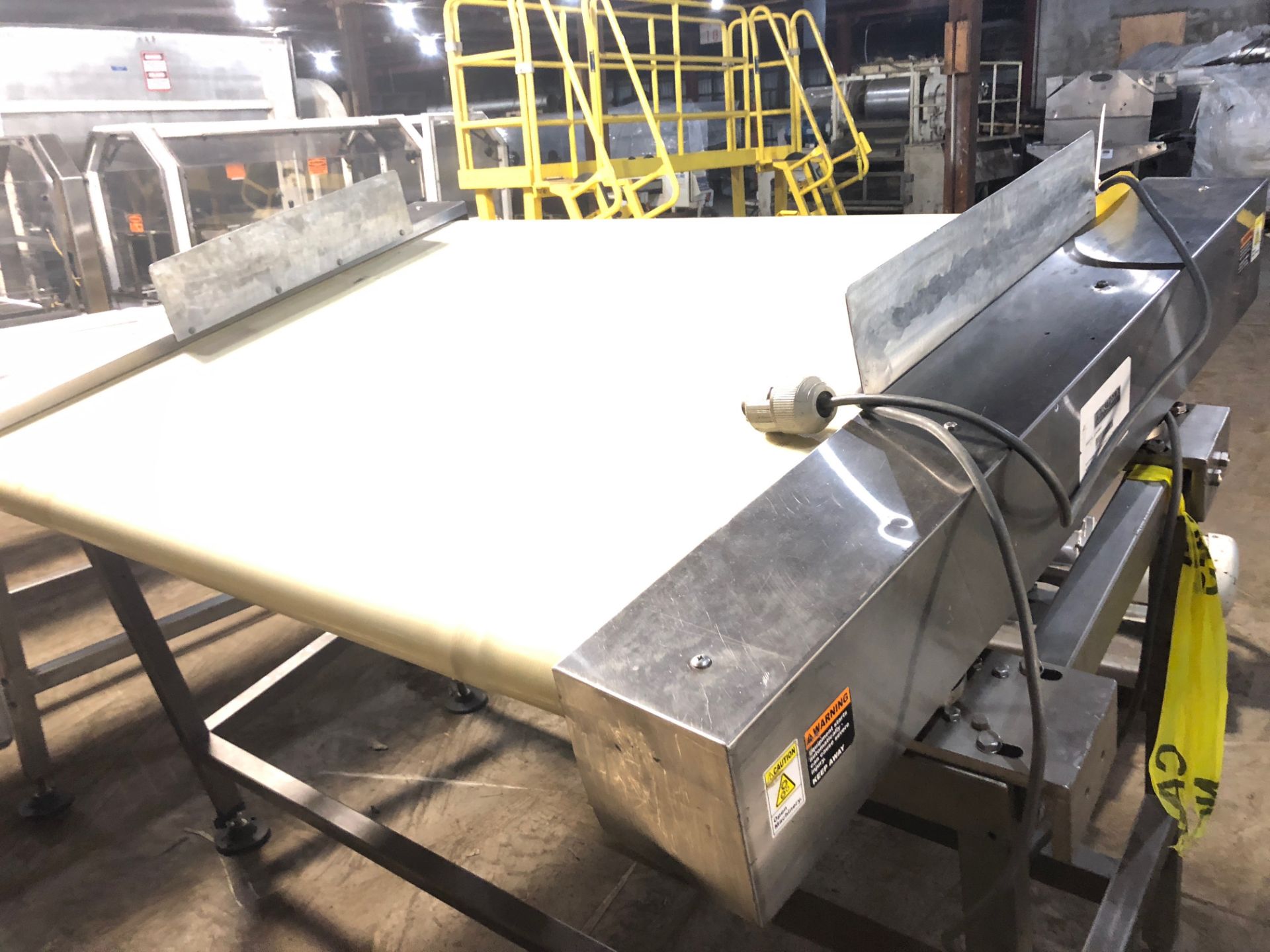 Spreader Stainless Frame Conveyor, 64 in. w x 50 in. l, Serial #19670 Rigging Fee for the item: $50 - Image 2 of 4