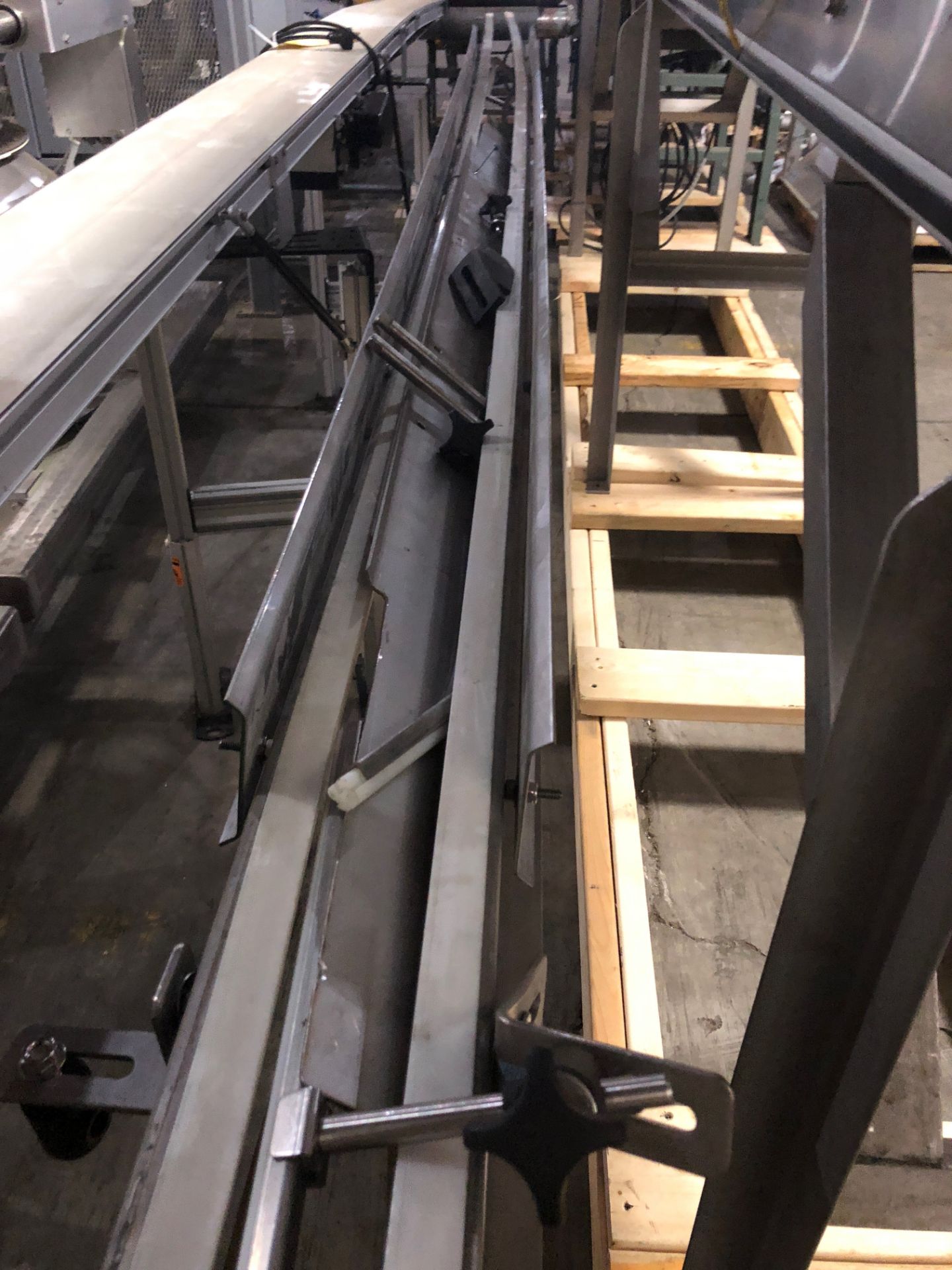 Stainless Frame Conveyor, 4 in. w x 16 ft. Rigging Fee for the item: $30 - Image 2 of 2
