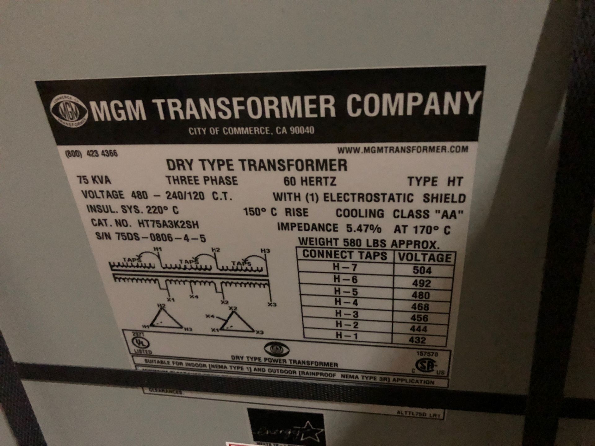 MGM Transformer Rigging Fee for the item: $30
