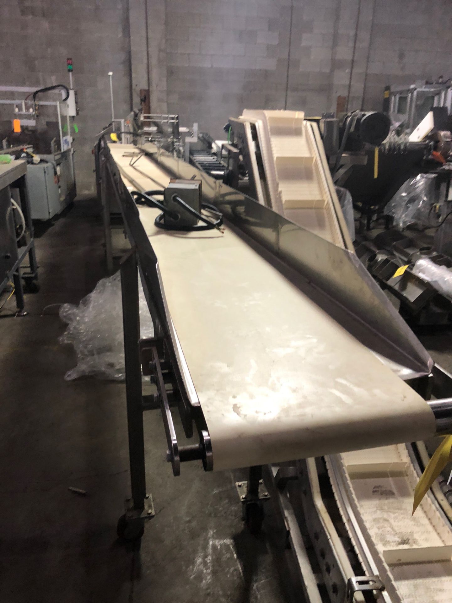 Stainless Belt Conveyor, 12 in. w x 20 ft. l Rigging Fee for the item: $60 - Image 3 of 3