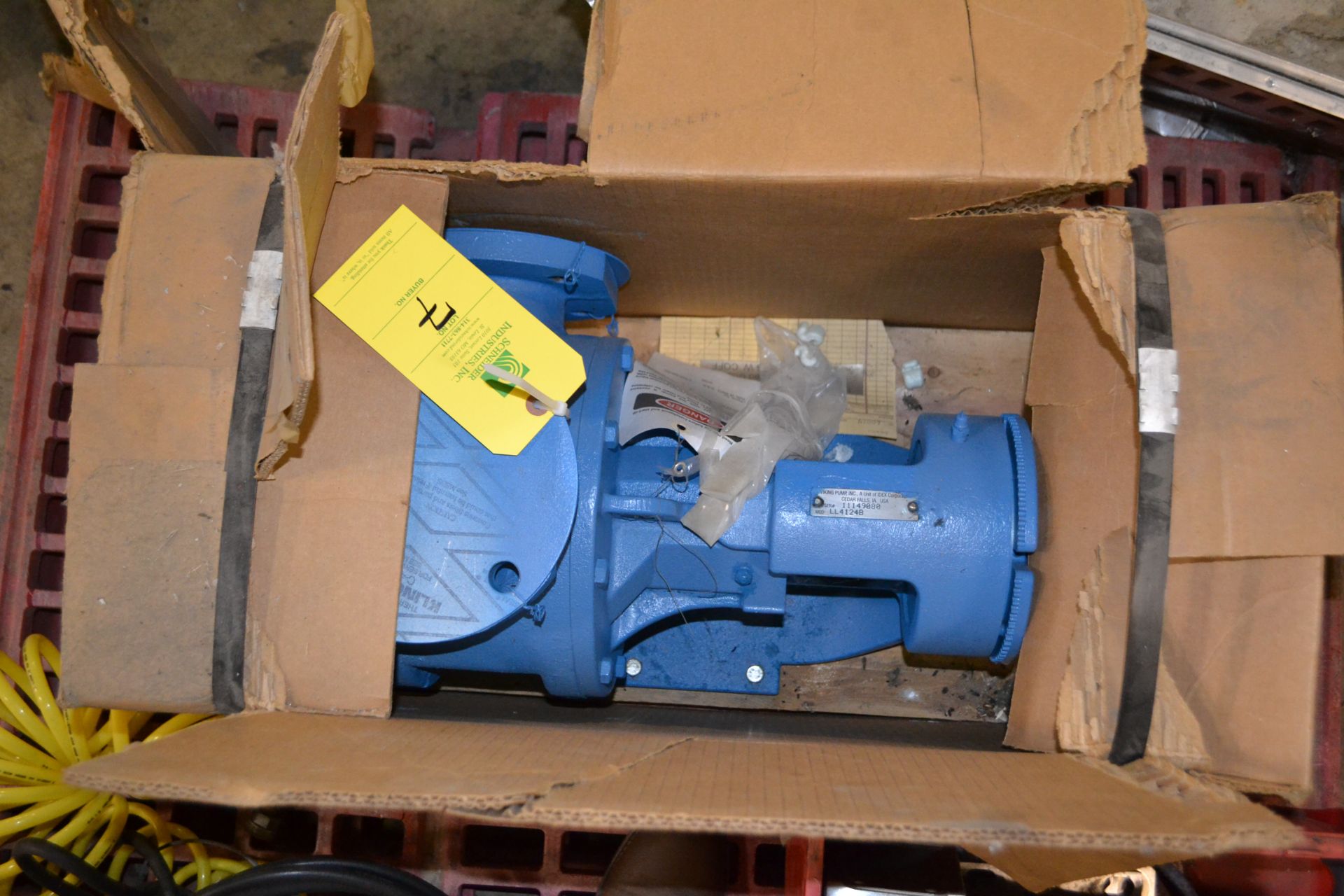 Viking model LL4124B pump new in a box, serial number 11149080, RIGGING FEE $25