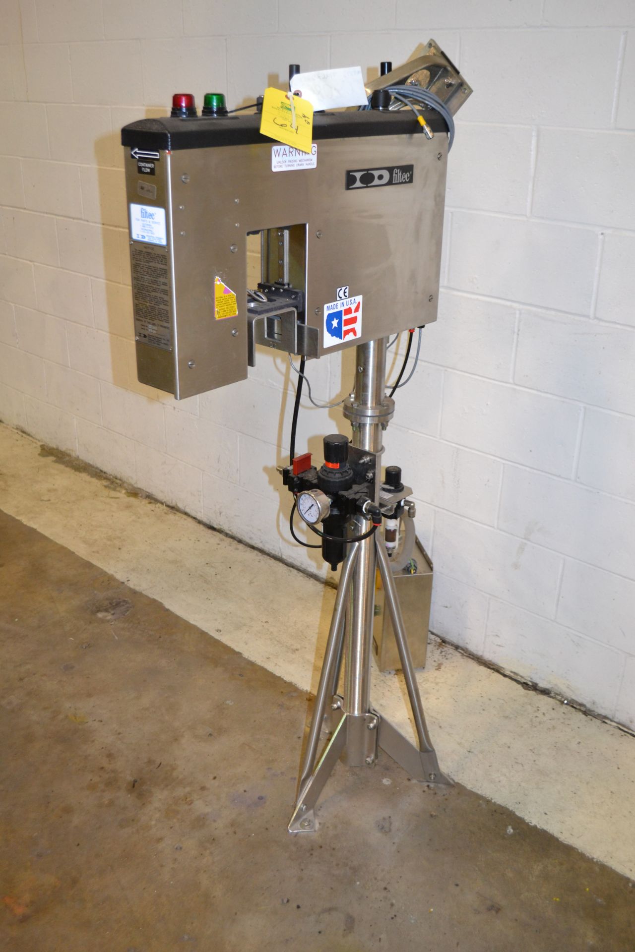 Industrial Dynamics model FT-50 "Filtec" fill level inspection unit, serial number 117489, timing