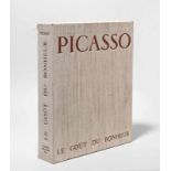 Picasso, Pablo (Malaga 1881-1973 Mougins) Le Goût du Bonheur. Trois Carnets d'Atelier. Texte de Jean