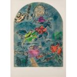 Chagall, Marc (Witebsk 1887-1985 Saint-Paul de Vence) Album: "Douze Maquettes de Vitraux pour