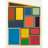 LeWitt, Sol (Hartford 1928-2007 New York) "Color Rectangles". 1995. Farbserigraphie. 34/80. Unten