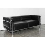 Le Corbusier, Charlotte Perriand und Pierre Jeanneret Sofa Grand Confort LC3, Zweisitzer. Entwurf