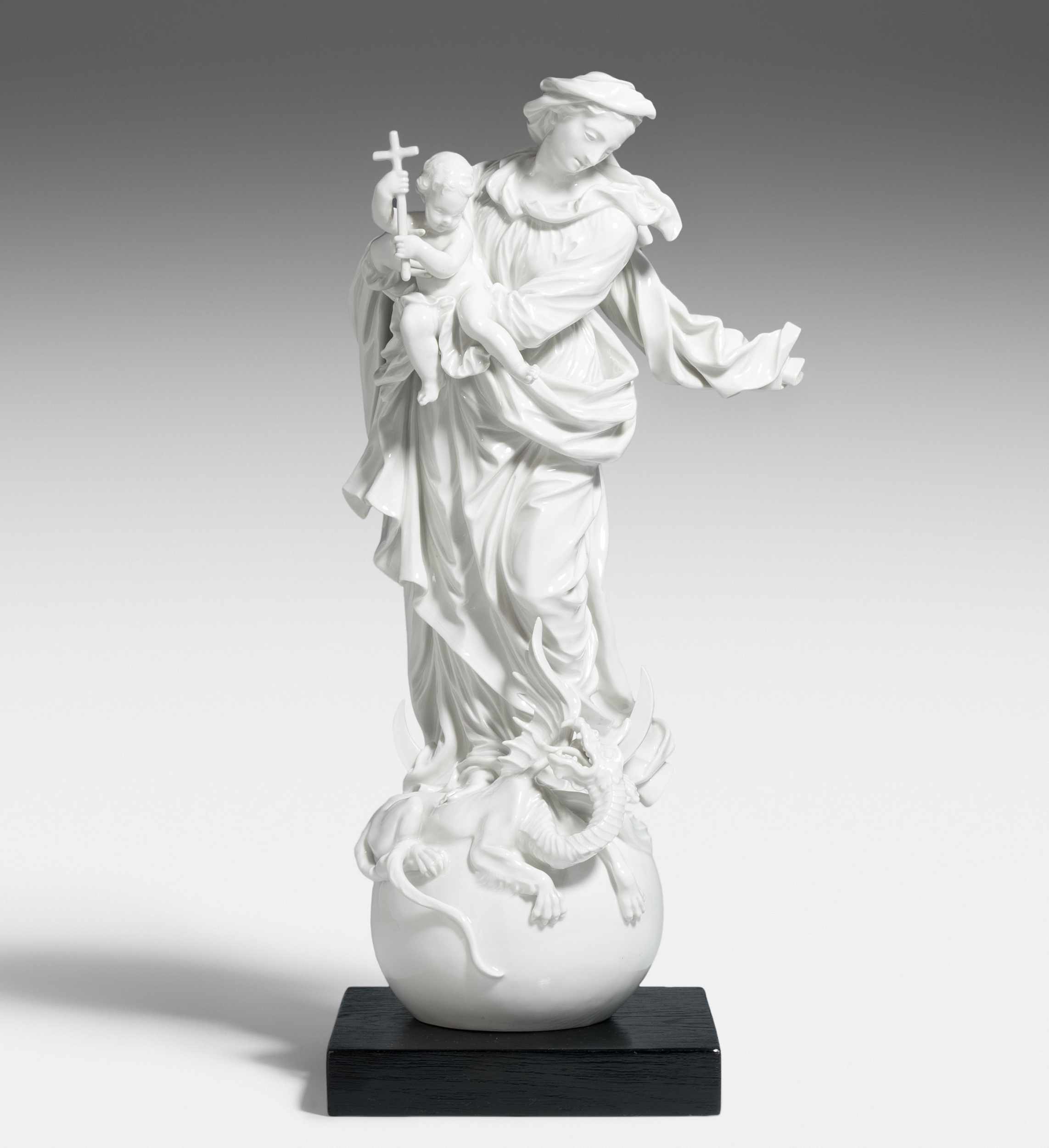 "Maria Immaculata", Meissen 20.Jh. Nach einem Modell von Johann Joachim Kaendler um 1737. Limitierte