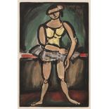 Rouault, Georges (Paris 1871–1958 Paris) "Ballerine". Aus: "Cirque". 1930. Farbaquatintaradierung.