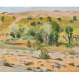 Gimmi, Wilhelm (Zürich 1886–1965 Chexbres) "Saint-Rémy de Provence", 1938. Öl auf Leinwand. Unten