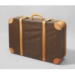 Louis Vuitton, Reisekoffer "Stratos 80" Monogram Canvas. Traggriff. Reissverschluss und