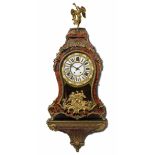 Boulle-Pendule mit Sockel, Lenoir Paris Frankreich, 18.Jh. Schildpattgehäuse mit eingelegtem