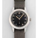 Jaeger LeCoultre Military British Airways Runde, mechanische Herrenarmbanduhr 40er Jahre mit