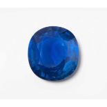 Ungefasster Ceylon-Saphir Saphirkissen, 13.88 ct. GIA Report, 2014.