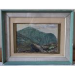 J.S. Lewis, a Victorian Watercolour titled 'In the Mountains', signed l.r., & signed and titled on