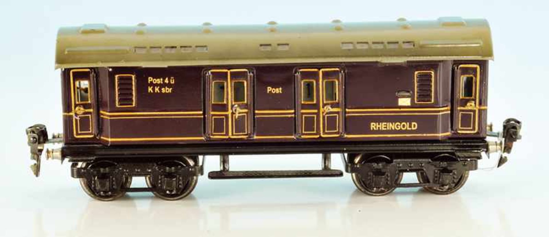 MÄRKLIN Rheingold-Postwagen 1755/0 24 cm, komplett neulackiert, Besichtigung erforderlich.