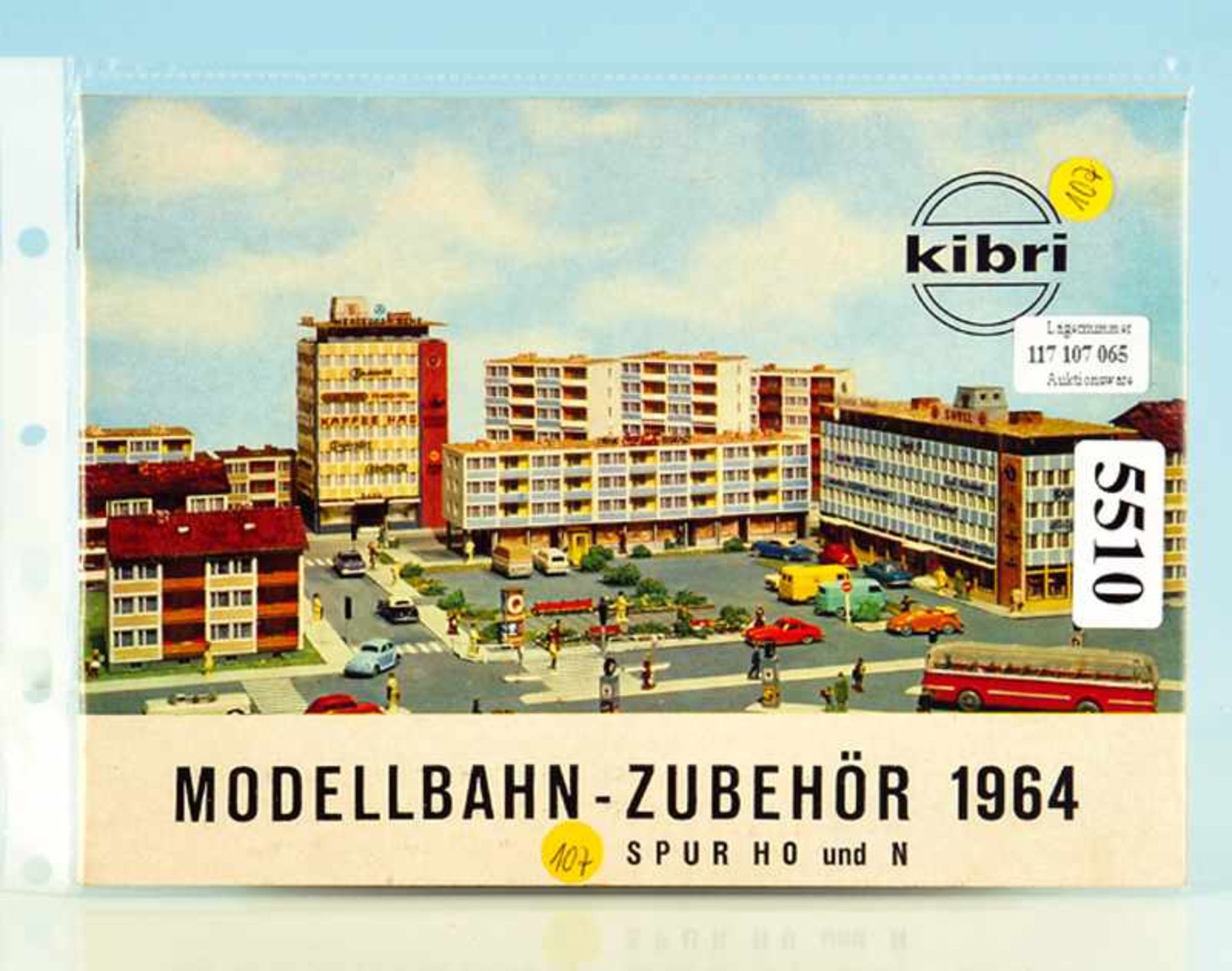 KIBRI Zubehörkatalog 1964 guter Zustand.