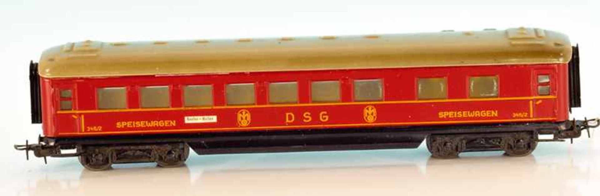 MÄRKLIN Speisewagen 346/2.7 guter Orig.-Zustand, winzige Gebrauchsspuren.