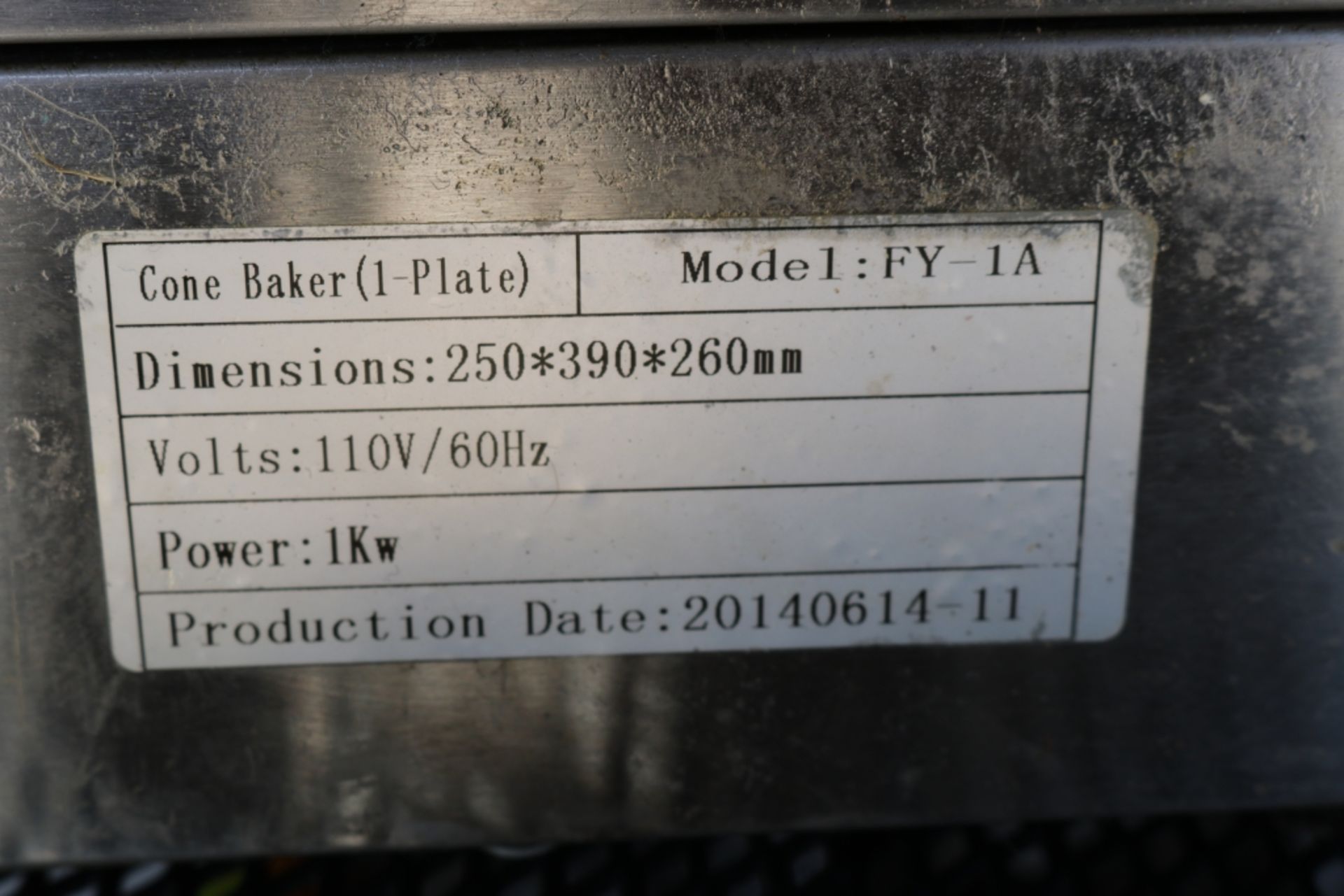 Electric Waffle Cone Baker Model FY-1A - Image 5 of 5