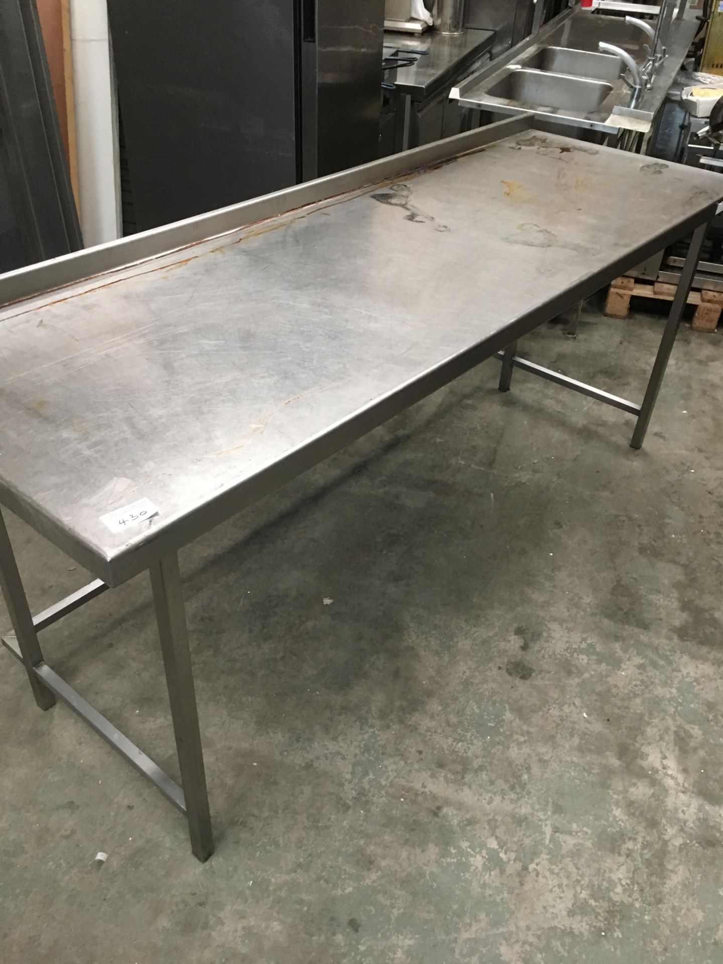 Stainless Steel Table 2050 x 700mm