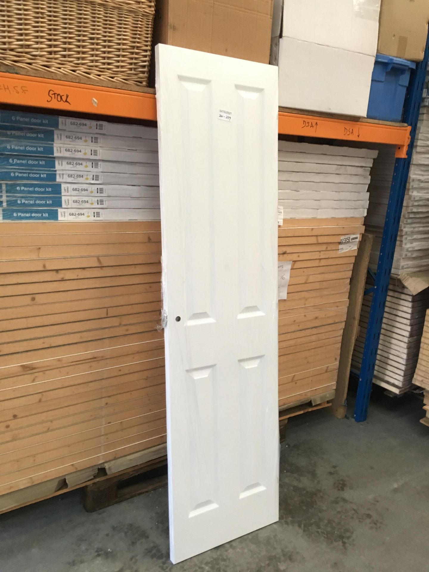 M5HW31 35mm Door Oakfield 6 Panel Grained x 1