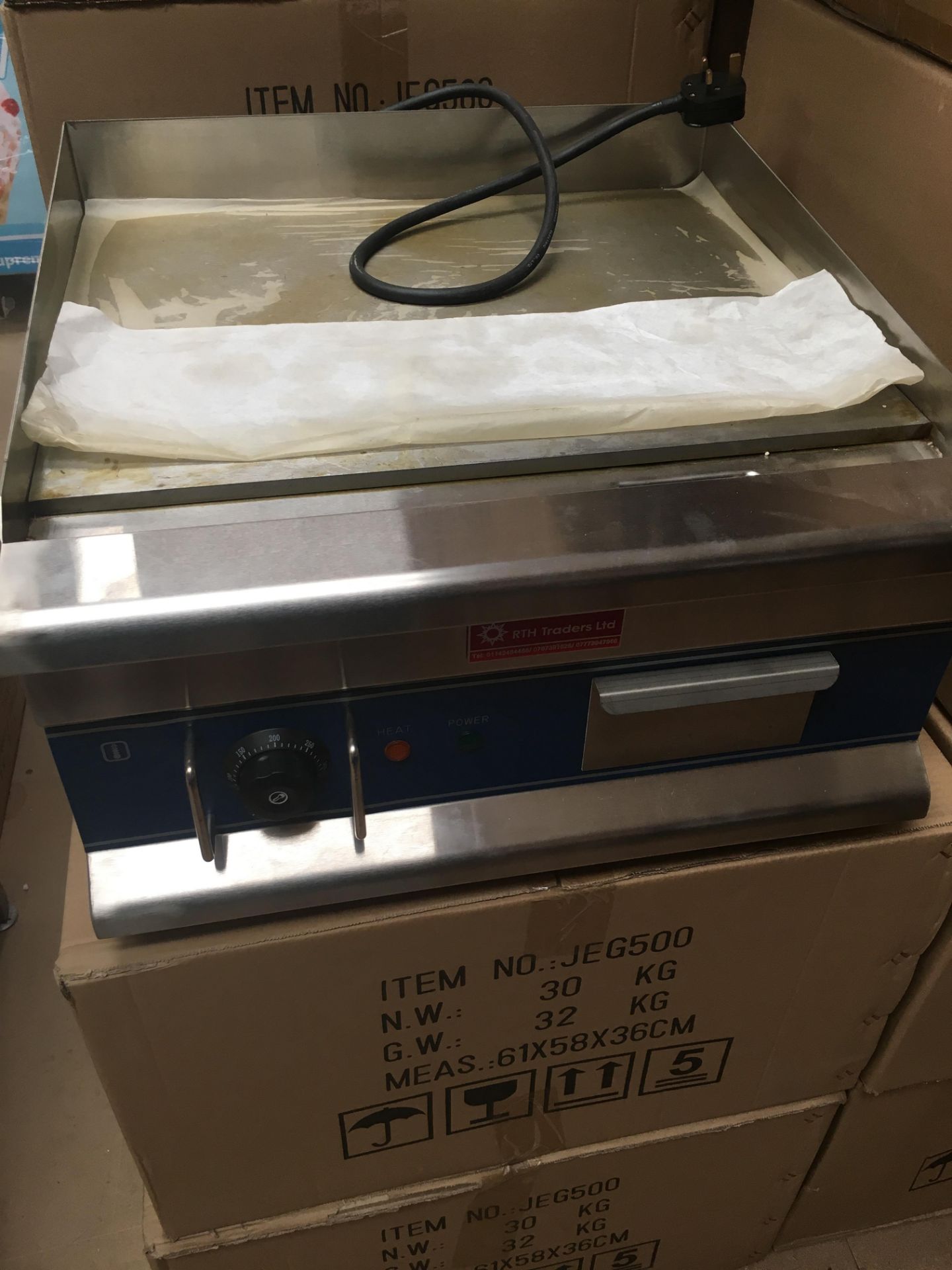 New Boxed Electric Griddle Model 500