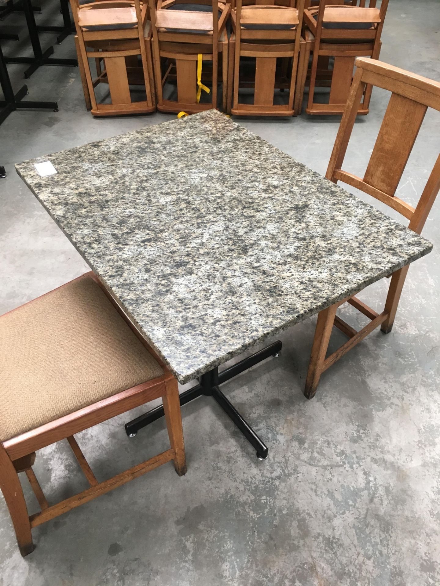 Marble Table and 2 x Chairs