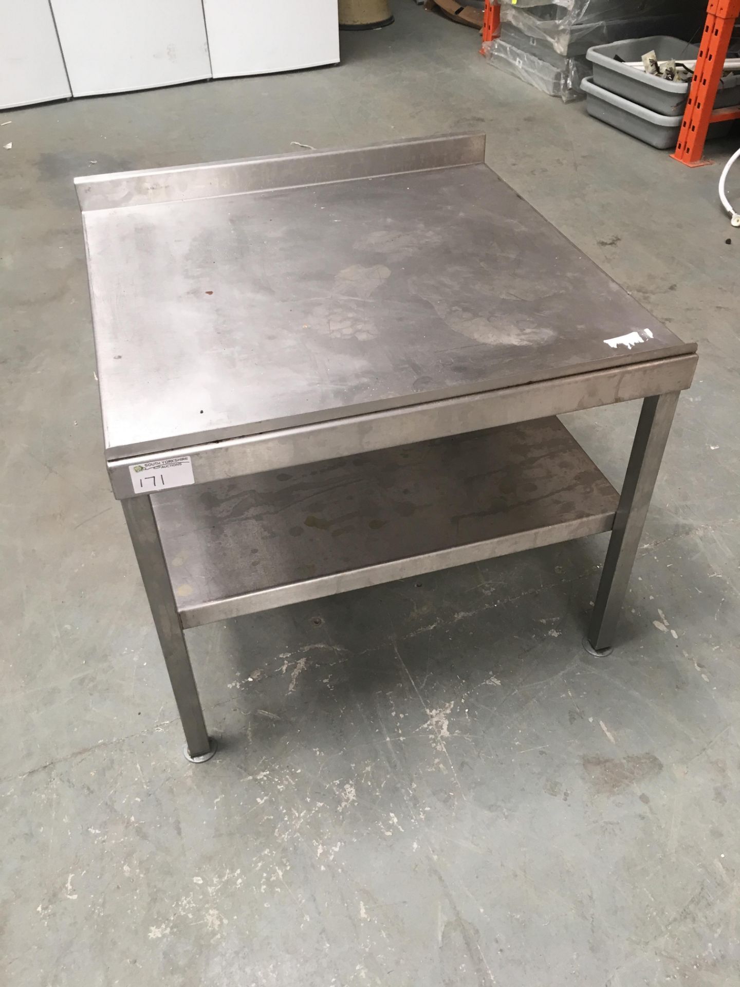 Stainless Steel Low Table.700 x 700 x 570 mm High