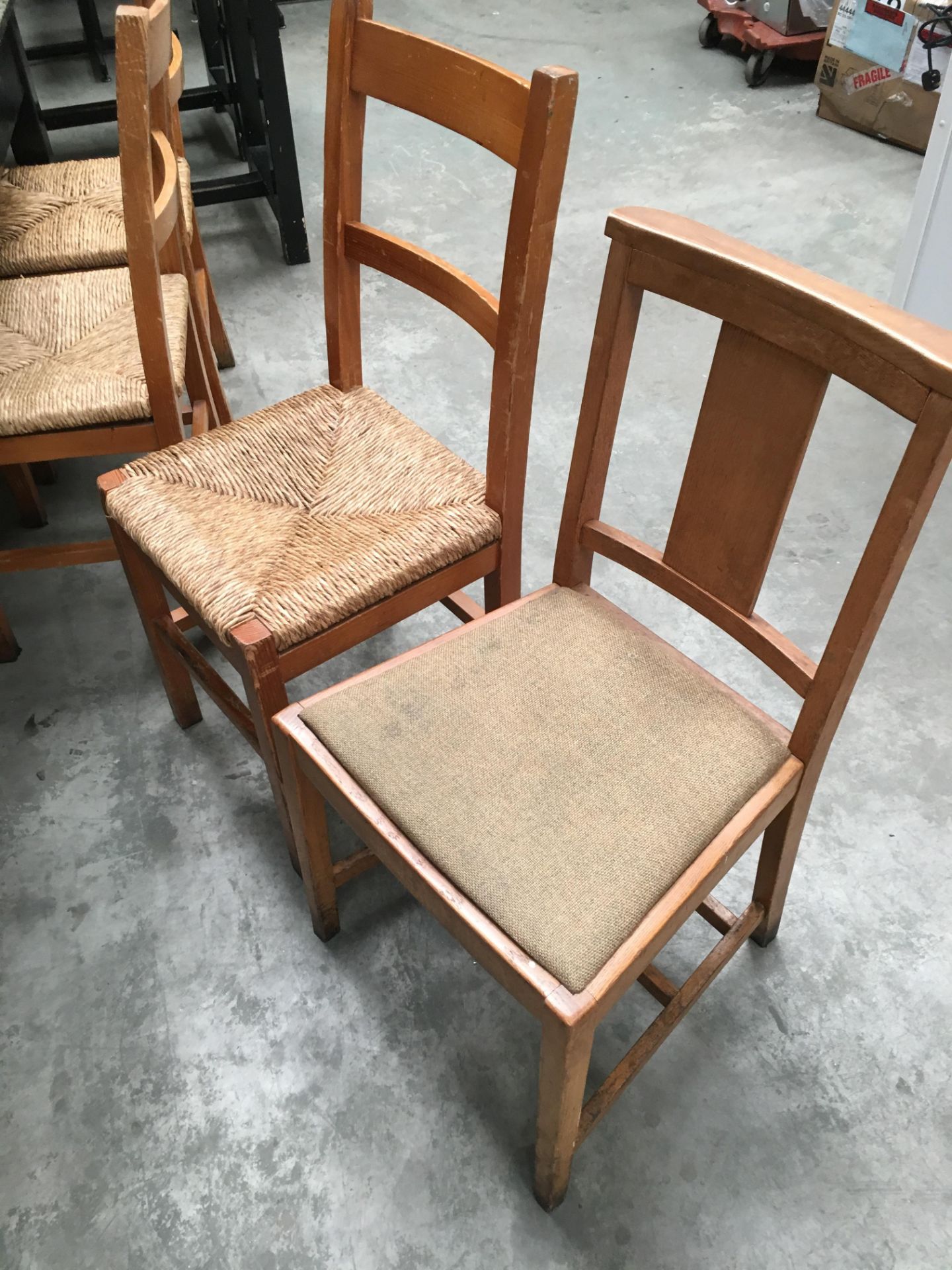 Large Marble Table and 8 Chairs... - Image 4 of 5