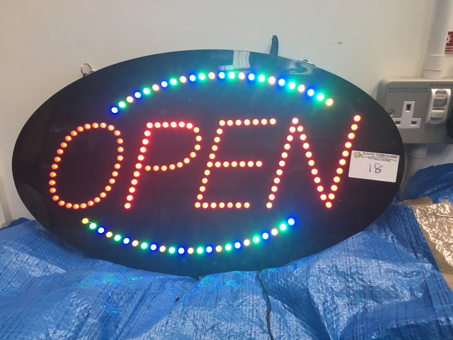 Open Electric Sign