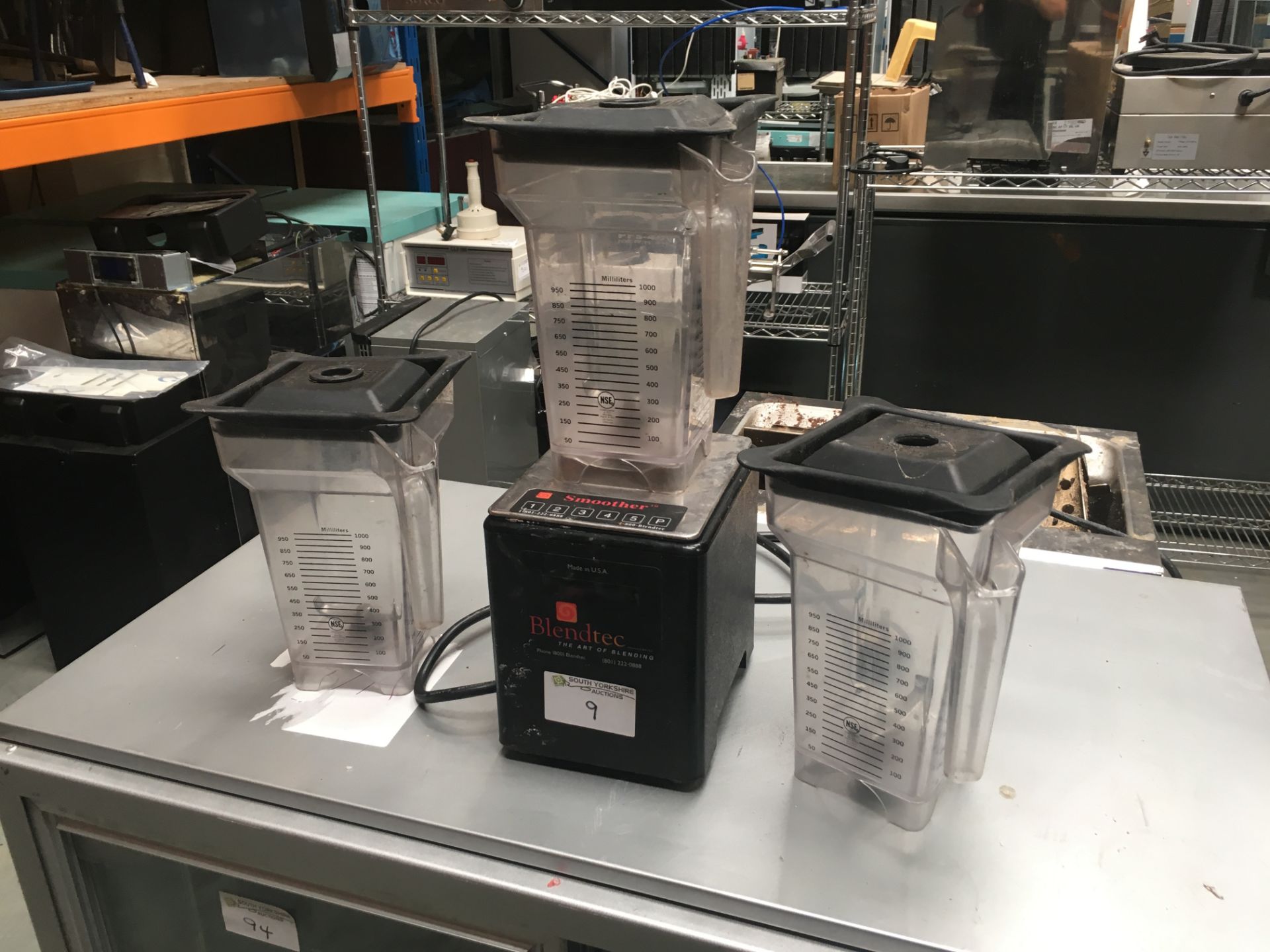 Blentec Blender with Spare Jugs