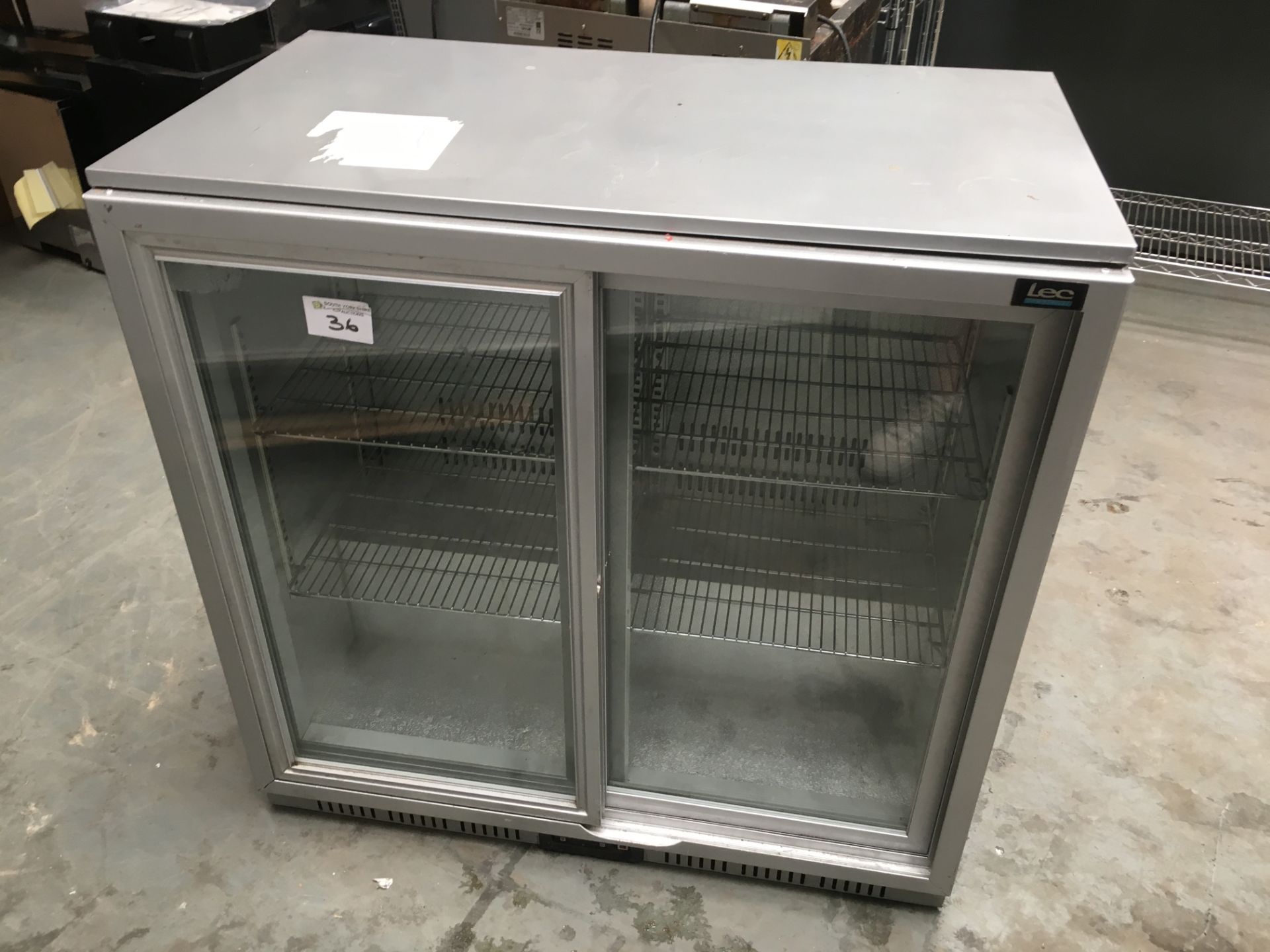 Lec Double Door Bottle Fridge